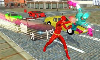 Electric Flash Hero:flash speed Hero-Flash Game 3D Affiche