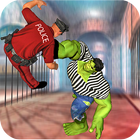 Incredible Monster Bulk Hero VS Army Prison Escape icône