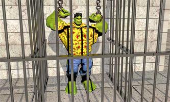 Incredible Monster Bulk Hero VS Army Prison Escape Affiche