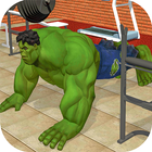 Superheroes Gym Workout Training : Virtual Gym 3D icône