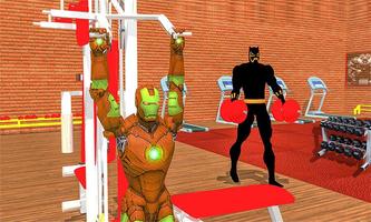 Superheroes Gym Workout Training : Virtual Gym 3D screenshot 1