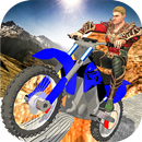 Superheroes Bike Crash Rider:Downhill Stunt Racing aplikacja