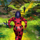 Subway Ladybug and Ladycat Noir Run 3D icon