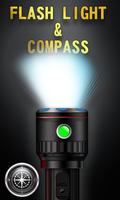 Flashlight with Compass Free Affiche