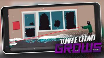 Flat Shooter Zombies پوسٹر
