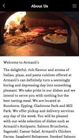 Armanii's Caffe Cucina 스크린샷 1
