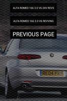 Engine sounds of Alfa 166 截图 1