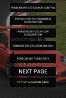 Engine sounds of Porsche 991 Poster