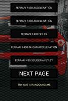 Engine sounds of F430 poster
