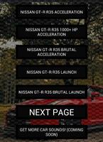 Engine sound of Nissan GTR R35 plakat