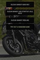 Engine sounds of Suzuki Bandit poster