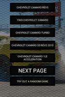 Engine sounds of Camaro ポスター