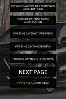 Poster Engine sounds of Cayenne