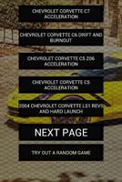 Engine sounds of Corvette Poster