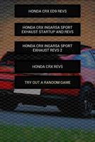 Engine sounds of Honda CRX poster