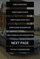 Engine sounds of Ford Fusion plakat