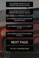 Engine sounds of Giulietta poster