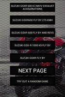 Engine sounds of Suzuki GSXR poster