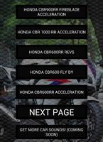 Engine sounds of Honda CBR ポスター