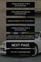 Engine sounds of Integra پوسٹر