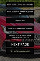 Engine sounds of Infiniti Q50 Poster