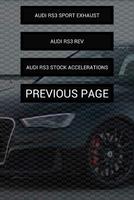 Engine sounds of Audi RS3 captura de pantalla 1