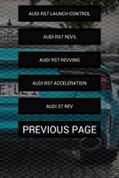 Engine sounds of Audi RS7 تصوير الشاشة 1