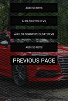 Engine sounds of Audi S3 تصوير الشاشة 1