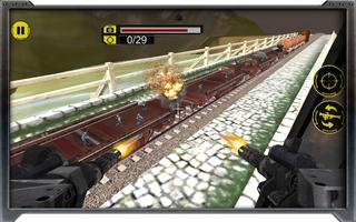 Gunship Train Attack ภาพหน้าจอ 1