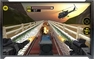 поезд нападение вертолет скриншот 2