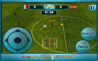 Jouer réel Euro de football capture d'écran 2