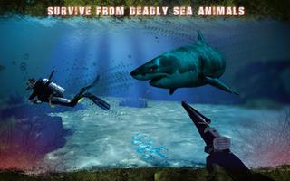 Aventura de caça subaquática imagem de tela 1