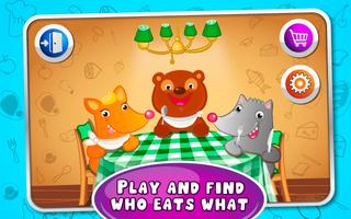 Feed the Pets - kids game الملصق