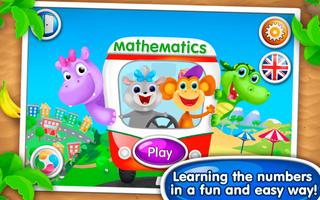 Math, Count & Numbers for Kids الملصق