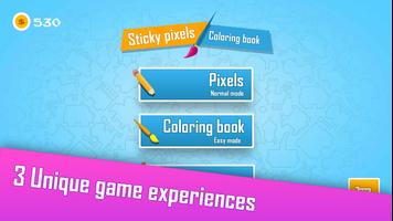 Sticky Pixels - Coloring Book постер