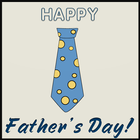 Happy Father's Day Card Zeichen