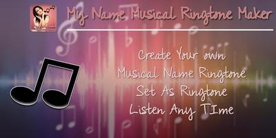 My Name Musical Ringtone Maker Affiche