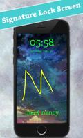 Signature Lock Screen captura de pantalla 2