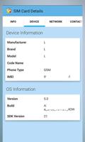 Mobile Sim Card Details capture d'écran 1