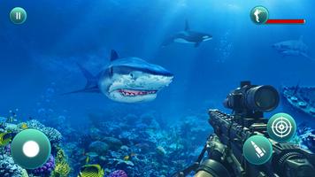 Tiger Shark Attack Sniper Hunter Juego de Disparos Poster