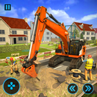 City Road Excavadora Simulador de 2018 icono