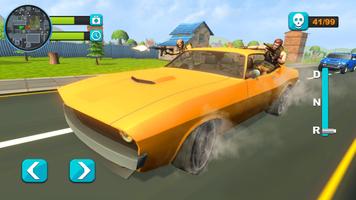 Poster Estrema Car Battle Royale Car ripresa del gioco