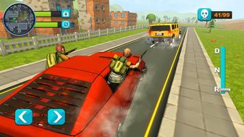 Auto Battle Royale Battleground Car Shooting Game screenshot 1