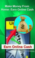 Make Money From Home: Earn Online Cash Affiche