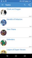 Superheroes Info App Affiche