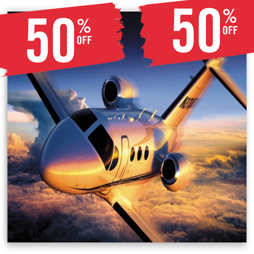 Flight Ticket Booking 50% Off