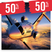 Flight Ticket Booking 50% Off