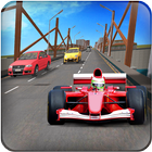 Formula Thumb Racing Car-icoon