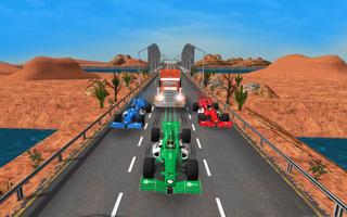 Formula Thumb Racing Car پوسٹر