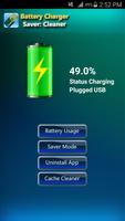 Battery Charger Saver: Cleaner poster